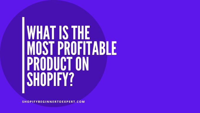 What is the Most Profitable Product on Shopify?